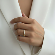 Channel Set Diamond Band